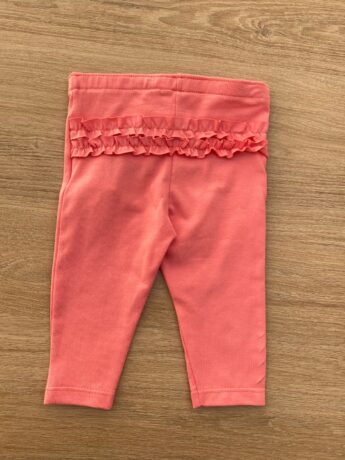 fernandaramoskids com br Calça Legging Infantil Cotton com Detalhe Rosa 1