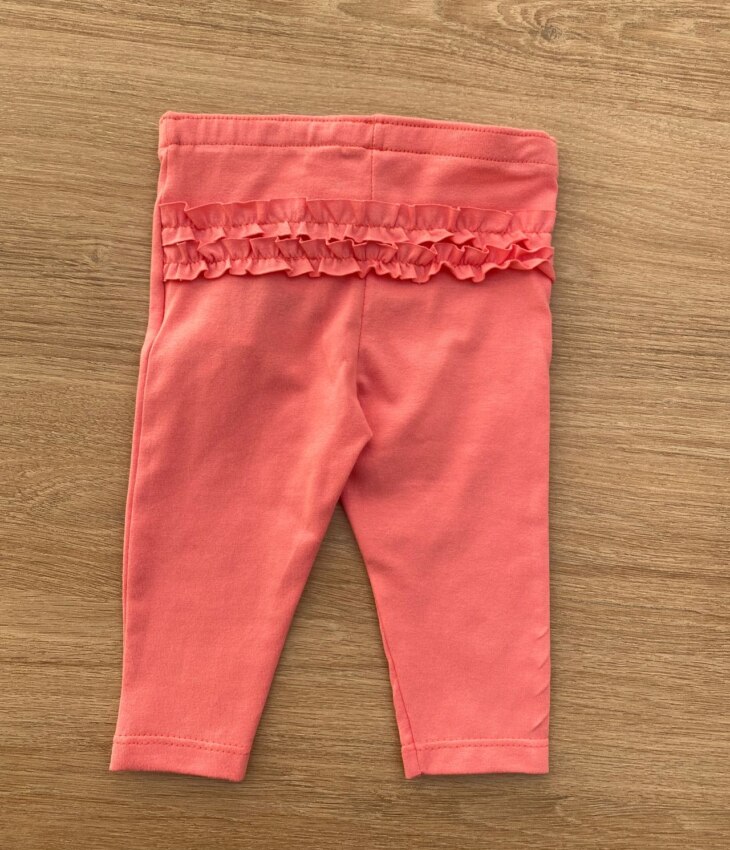 fernandaramoskids com br Calça Legging Infantil Cotton com Detalhe Rosa 1