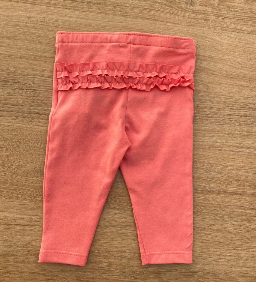 fernandaramoskids com br Calça Legging Infantil Cotton com Detalhe Rosa 1