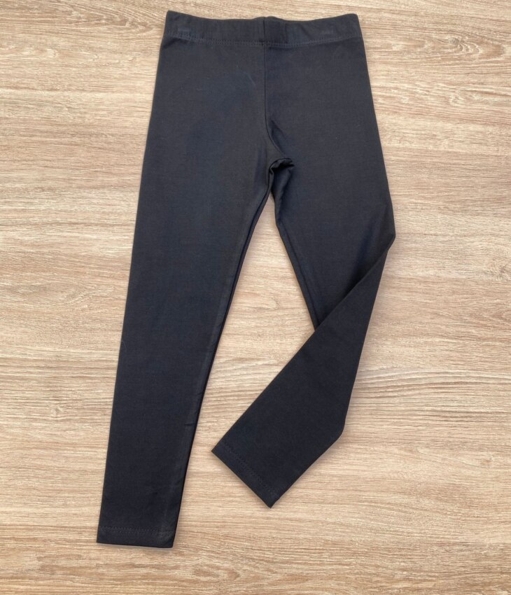 Calça Legging Infantil Feminina Cor Preta Fernanda Ramos Kids