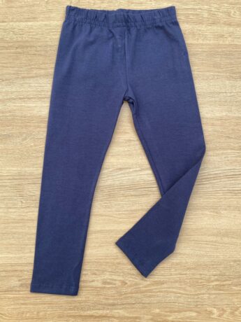 Calça Legging Infantil Feminina Cotton Azul Marinho Fernanda Ramos Kids