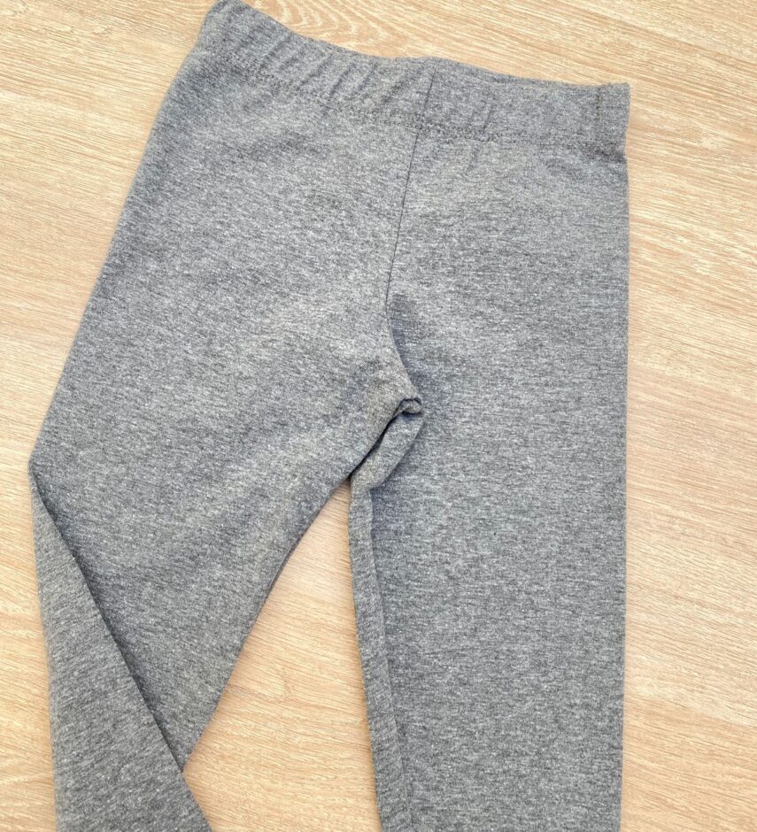 fernandaramoskids com br Calça Legging Infantil Feminina Cotton Cinza Claro 1