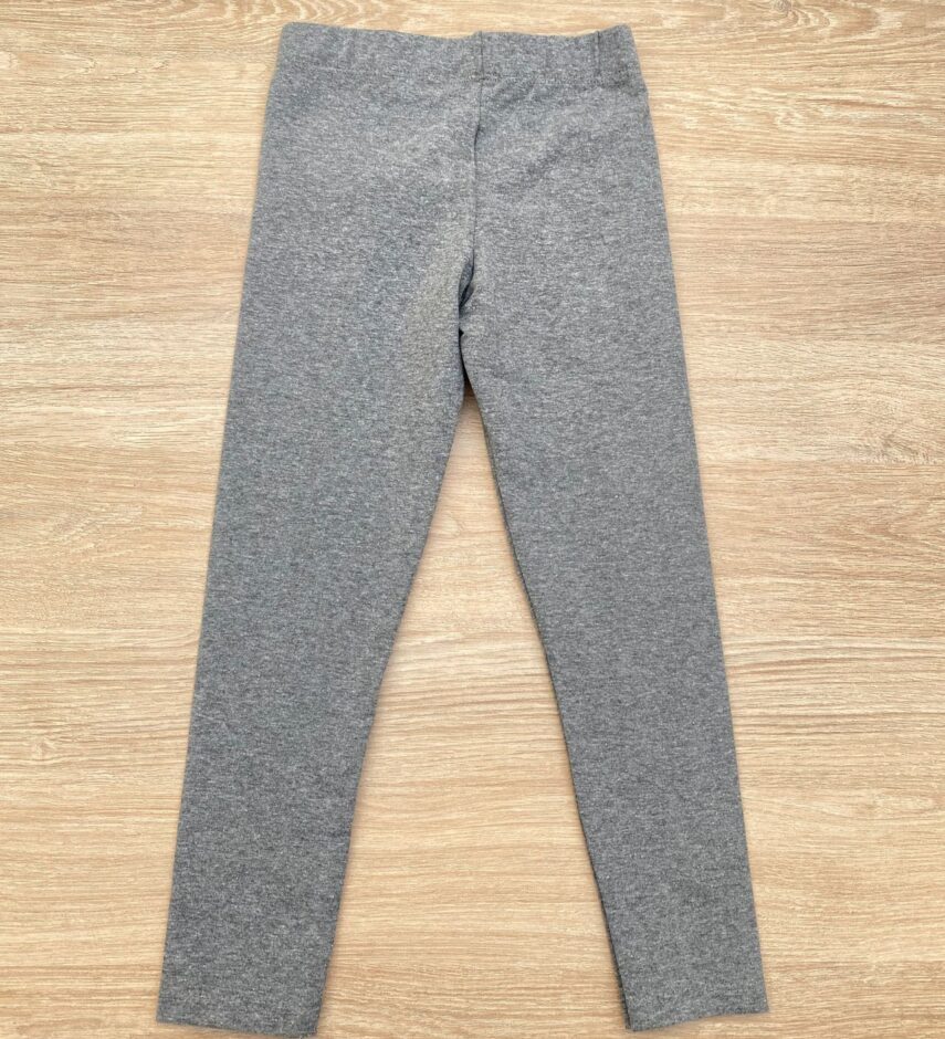 fernandaramoskids com br Calça Legging Infantil Feminina Cotton Cinza Claro 2