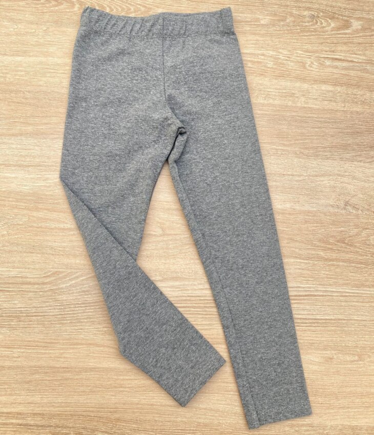 Calça Legging Infantil Feminina Cotton Cinza Claro Fernanda Ramos Kids