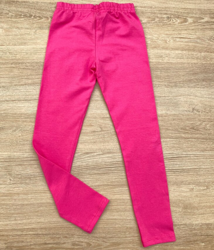 Calça Legging Infantil Feminina Cotton Pink Fernanda Ramos Kids