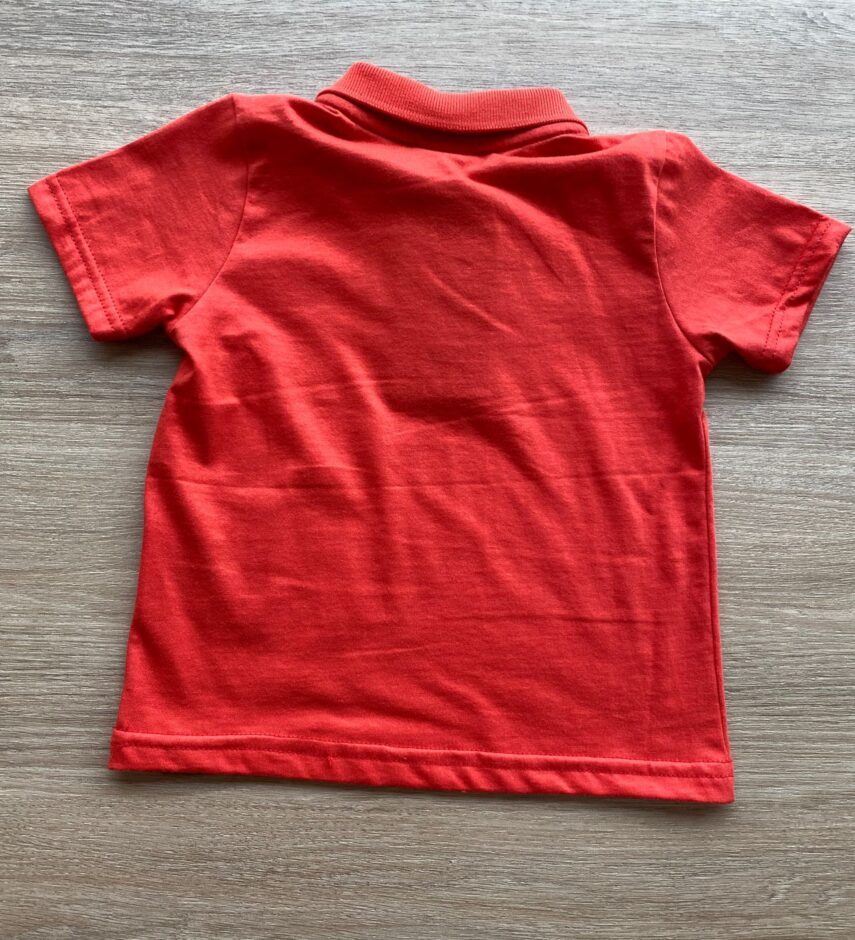 fernandaramoskids com br Camiseta Polo Infantil Masculina Vermelha 2
