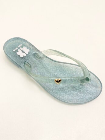 Chinelo Infantil Feminino Azul Brilhante Fernanda Ramos Kids