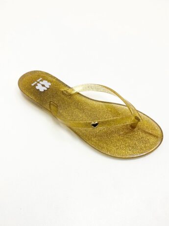 Chinelo Infantil Feminino Dourado Brilhante Fernanda Ramos Kids