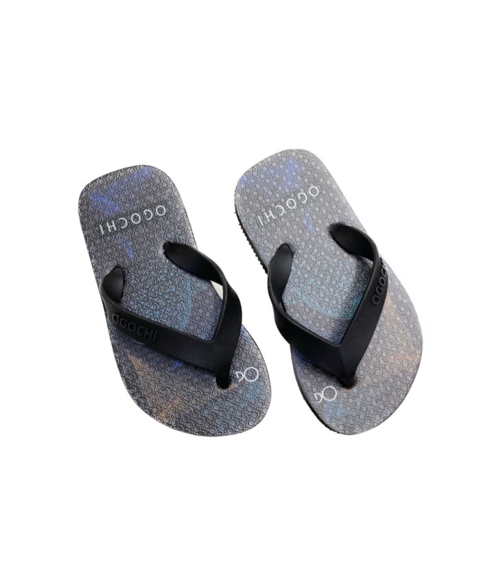 Chinelo Infantil Masculino Ogochi Estampado Preto Fernanda Ramos Kids