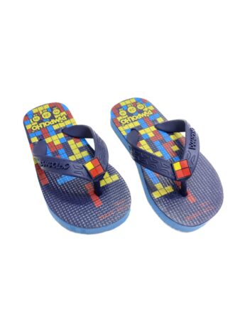 Chinelo Infantil Masculino Pimpolho Estampado Azul Fernanda Ramos Kids