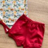 fernandaramoskids com br Conjunto Infantil Body Estampado e Short Vermelho 2