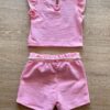 fernandaramoskids com br Conjunto Infantil Feminino Blusa Cropped e Short com Amarração 3