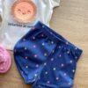 fernandaramoskids com br Conjunto Infantil Feminino Blusa e Short Estampa Sol 1