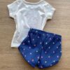 fernandaramoskids com br Conjunto Infantil Feminino Blusa e Short Estampa Sol 3