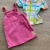 fernandaramoskids com br Conjunto Infantil Feminino Blusa Estampada e Salopete Rosa 3