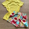 fernandaramoskids com br Conjunto Infantil Feminino Blusa Happy Sunday e Short Estampado 2