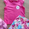 fernandaramoskids com br Conjunto Infantil Feminino Blusa Rosa e Short Estampa Floral 1