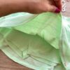 fernandaramoskids com br Conjunto Infantil Feminino Blusa Sereia e Short Saia Verde 2