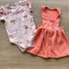 fernandaramoskids com br Conjunto Infantil Feminino Body Estampa Dog e Salopete Salmão 3