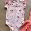 fernandaramoskids com br Conjunto Infantil Feminino Body Estampa Dog e Salopete Salmão 4