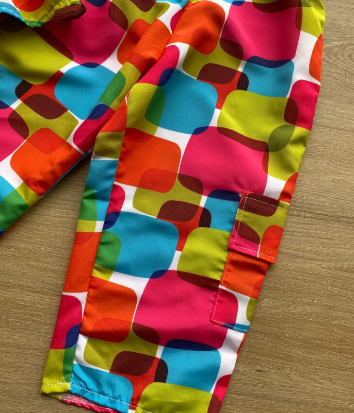 fernandaramoskids com br Conjunto Infantil Feminino Cropped e Calça Pantacourt Estampado 3