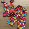 fernandaramoskids com br Conjunto Infantil Feminino Cropped e Calça Pantacourt Estampado 4