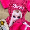 fernandaramoskids com br Conjunto Infantil Feminino Pelinho Blusa e Short Saia Pink 1