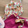 fernandaramoskids com br Conjunto Infantil Feminino Regata Estampada e Short Pink 1