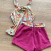 fernandaramoskids com br Conjunto Infantil Feminino Regata Estampada e Short Pink 3