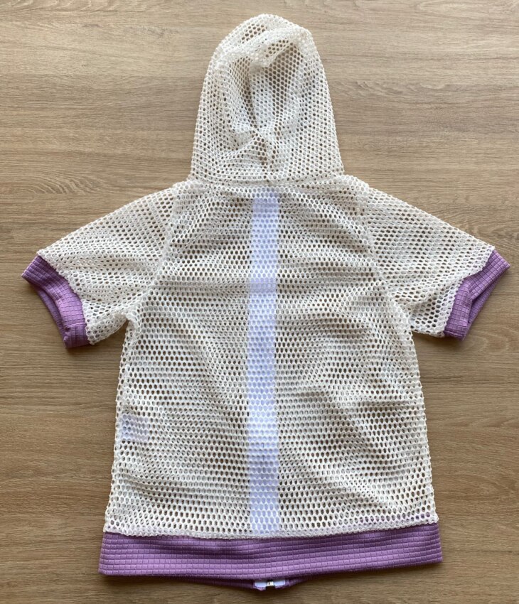 fernandaramoskids com br Conjunto Infantil Feminino Top Cropped, Colete e Short Lilás 4 Copia