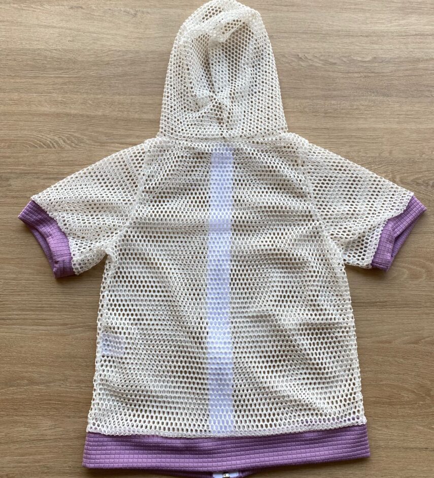 fernandaramoskids com br Conjunto Infantil Feminino Top Cropped, Colete e Short Lilás 4 Copia