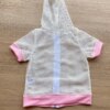fernandaramoskids com br Conjunto Infantil Feminino Top Cropped, Colete e Short Rosa 4