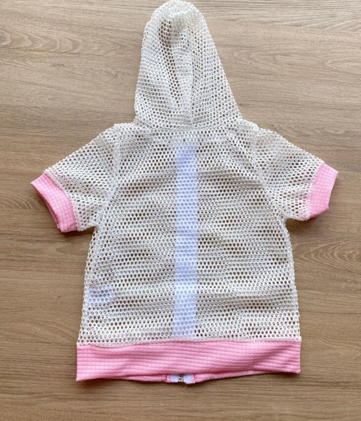 fernandaramoskids com br Conjunto Infantil Feminino Top Cropped, Colete e Short Rosa 4