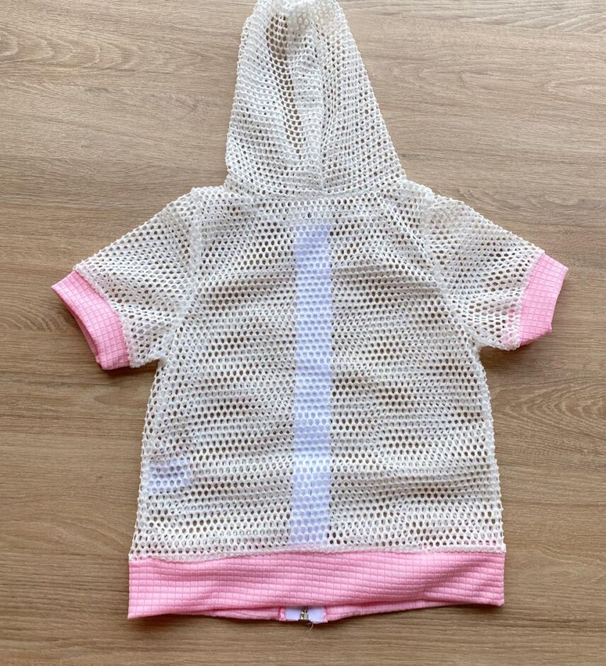 fernandaramoskids com br Conjunto Infantil Feminino Top Cropped, Colete e Short Rosa 4