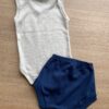 fernandaramoskids com br Conjunto Infantil Masculino Body Cinza com Estampa e Short Azul 2