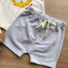 fernandaramoskids com br Conjunto Infantil Masculino Body Estampa Leão e Short Azul 1