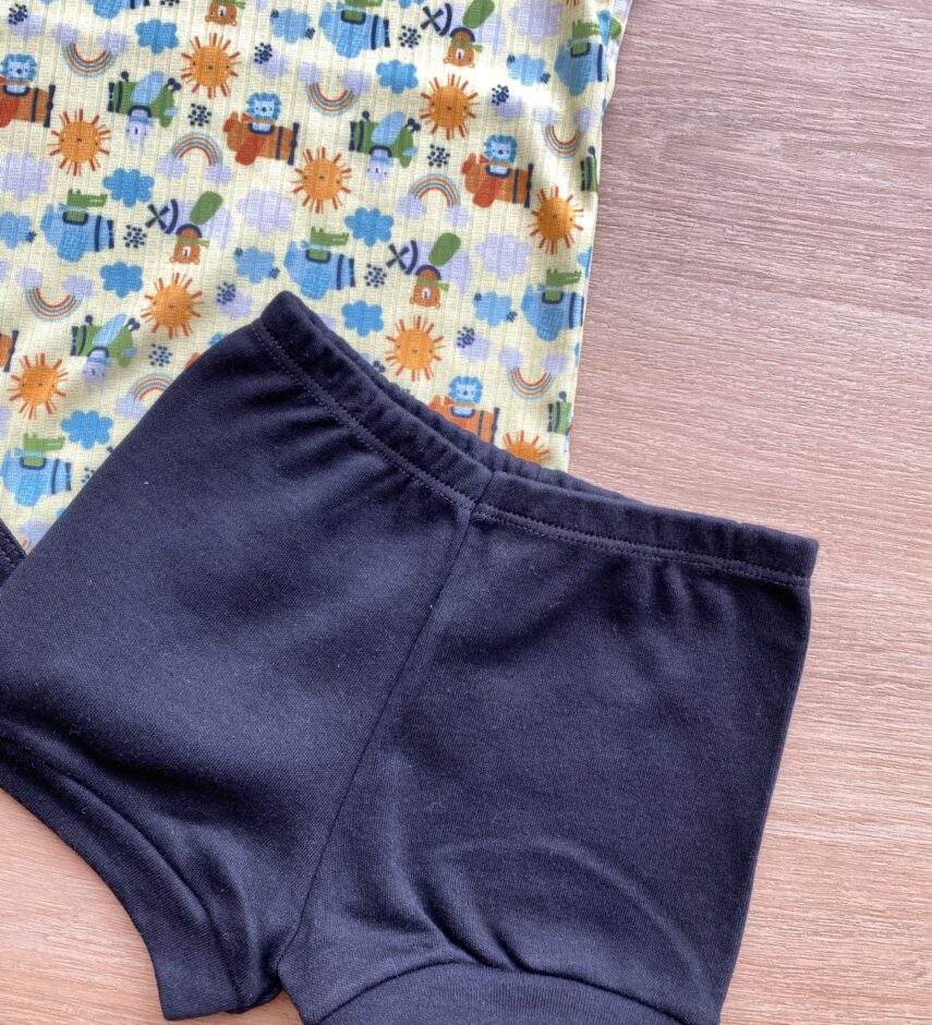 fernandaramoskids com br Conjunto Infantil Masculino Body Estampado e Short Preto 2