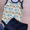 fernandaramoskids com br Conjunto Infantil Masculino Body Estampado e Short Preto 3