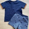 fernandaramoskids com br Conjunto Infantil Masculino Camiseta e Bermuda Azul Marinho 3
