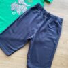 fernandaramoskids com br Conjunto Infantil Masculino Camiseta Verde e Bermuda Grafite 2