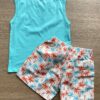 fernandaramoskids com br Conjunto Infantil Masculino Regata Azul e Bermuda Estampa Coqueiro 3