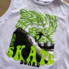 fernandaramoskids com br Conjunto Infantil Masculino Regata Branca e Bermuda Preta 1