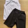 fernandaramoskids com br Conjunto Infantil Masculino Regata Branca e Bermuda Preta 2
