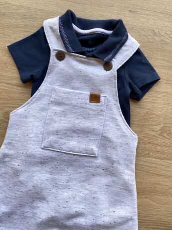 fernandaramoskids com br Jardineira Infantil Masculina Curta com Bolso Frontal Gelo 1