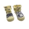 Kit 2 Pares de Meia Infantil Masculina Amarela Pinguim e Foca Fernanda Ramos Kids