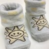 fernandaramoskids com br Kit 2 Pares de Meia Infantil Masculina Cinza Sol e Nuvem 1