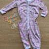 Macacão Pijama Infantil Feminino Estampa Gatinhos Rosa Fernanda Ramos Kids
