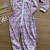 fernandaramoskids com br Macacão Pijama Infantil Feminino Estampa Gatinhos Rosa 2