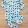 fernandaramoskids com br Macacão Pijama Infantil Masculino Estampado Dinossauros Azul 2