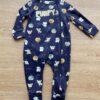 Macacão Pijama Infantil Masculino Estampado Puppy Azul Marinho Fernanda Ramos Kids